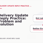 Delivery Update Reply Practice: Problem and Solution Replies