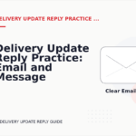 Delivery Update Reply Practice: Email and Message Examples