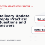 Delivery Update Reply Practice: Questions and Answers